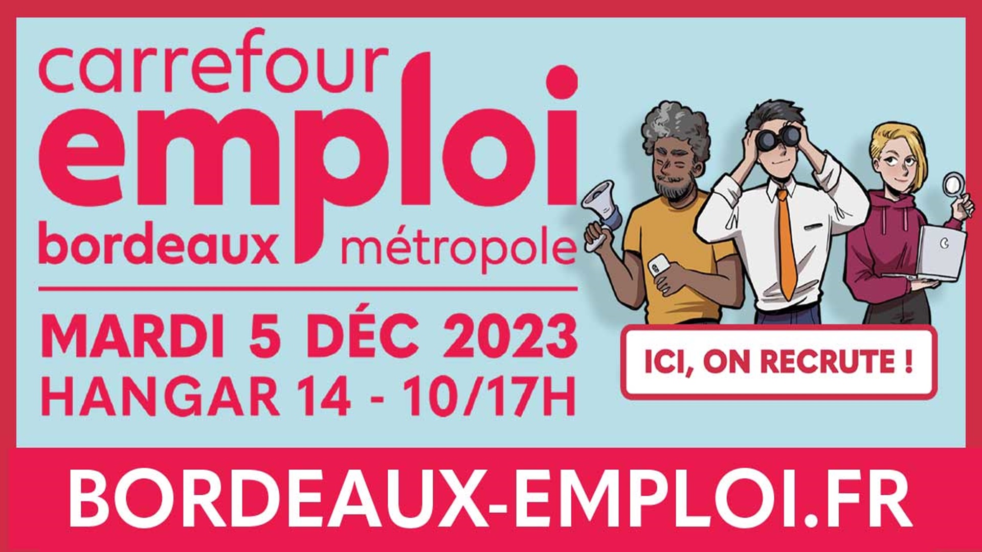 CARREFOUR EMPLOI BORDEAUX MÉTROPOLE : 5e ÉDITION