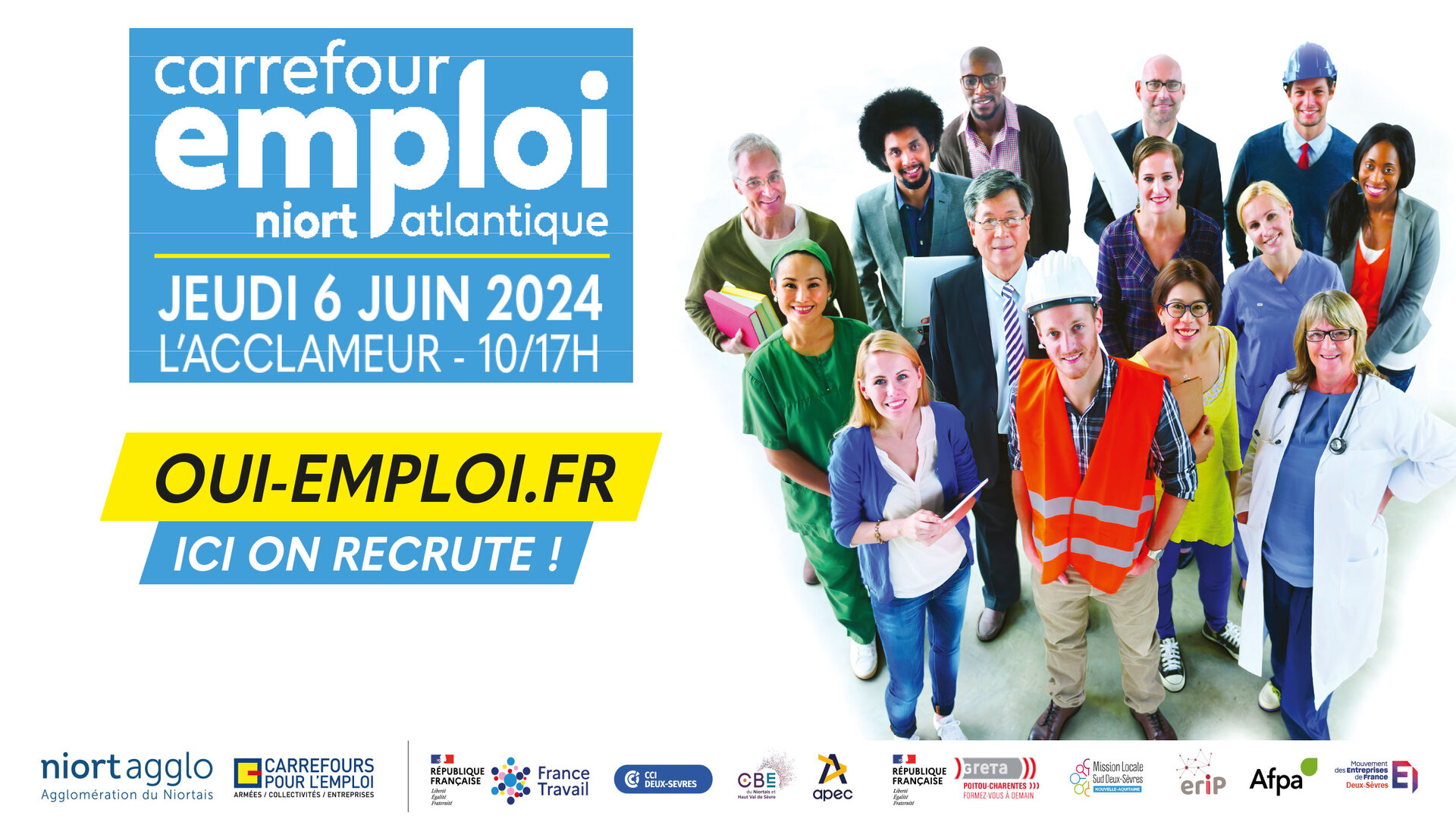 Carrefour Emploi Niort Atlantique – Ici on recrute !